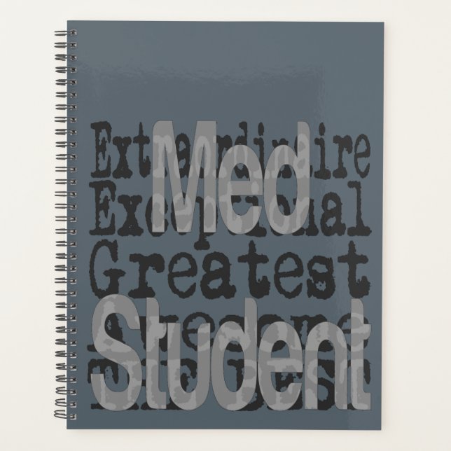 Med Student Extraordinaire Planner (Front)