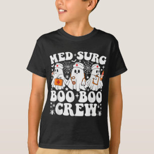 Med Surg Boo Boo Crew Nurse Funny Ghost Halloween T-Shirt