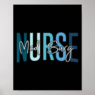 Med Surg Nurse Medical Surgical Nursing Emergency Poster