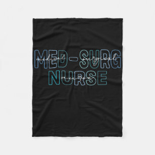 Med Surg Nurse Medical Surgical Nursing Nurses Wee Fleece Blanket