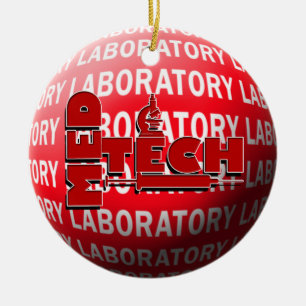 MED TECH LABORATORY CHRISTMAS ORNAMENT