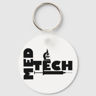 MED TECH MICROSCOPE SYRINGE LOGO KEY RING