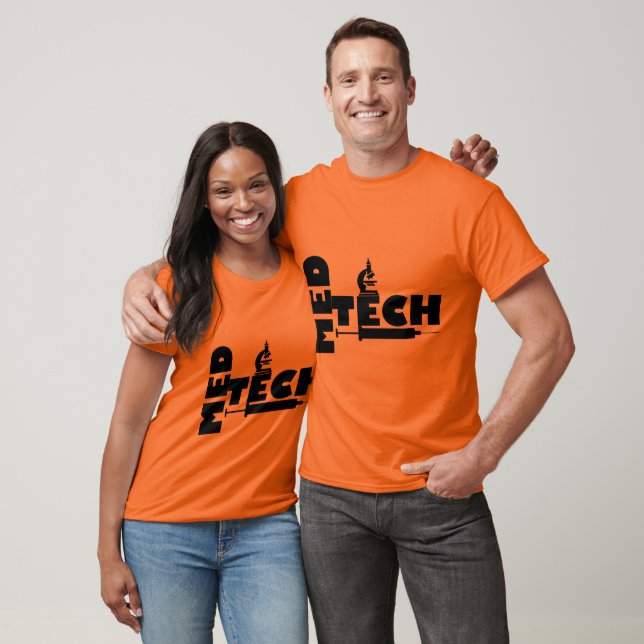 MED TECH MICROSCOPE SYRINGE LOGO T-Shirt (Unisex)
