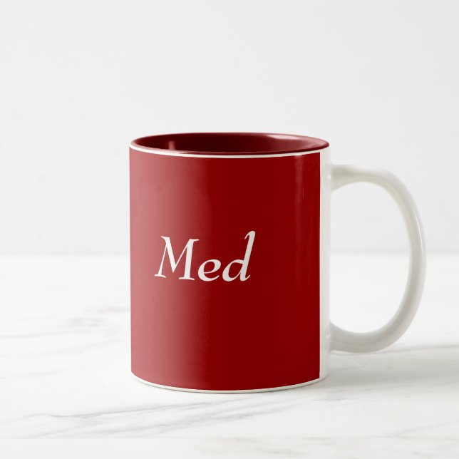 Med Two-Tone Coffee Mug (Right)