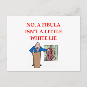 med xchool joke postcard