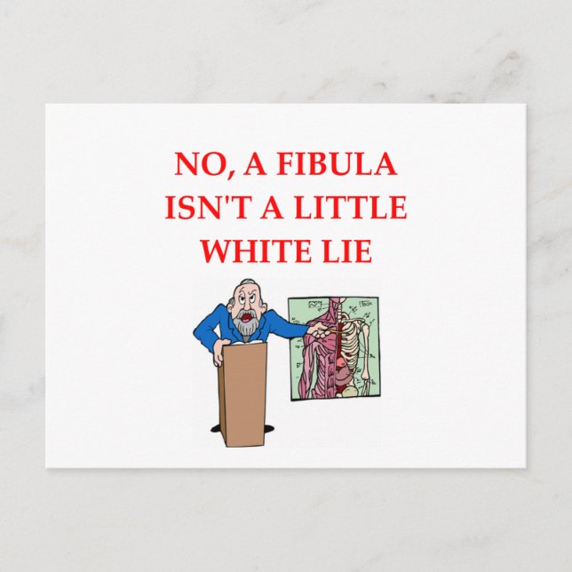 med xchool joke postcard (Front)