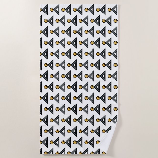 medal beach towel (Front)