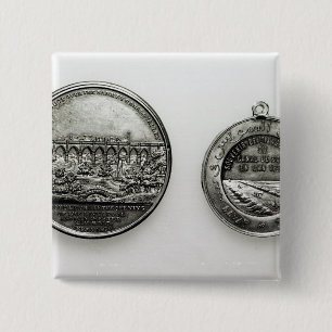 Medal Commemorating the opening of the Suez 15 Cm Square Badge