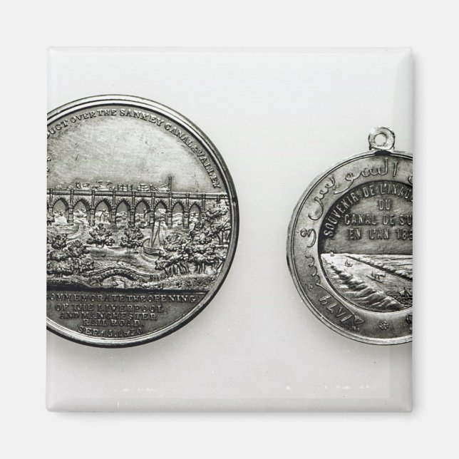 Medal Commemorating the opening of the Suez Magnet (Front)