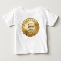 Medal Custom 3D Realistic Editable Foil Gold