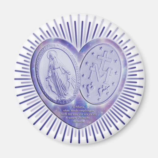 medal miraculeuse / marvelous medal magnet (Front)