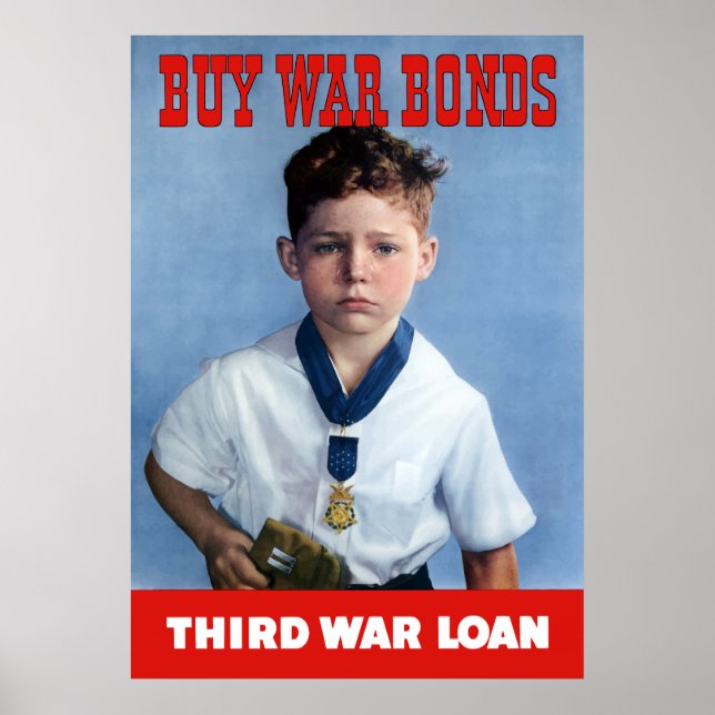 Medal Of Honor Child -- Buy War Bonds Poster (Front)