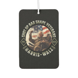 Medal Of Honour Veterans For Harris Walz 2024 Car Air Freshener