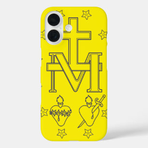 Medal of Our Lady of Graces Miraculous Fine Art iPhone 16 Case
