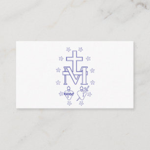 Medal of Our Lady of Graces Miraculous Fine Art Enclosure Card