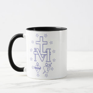 Medal of Our Lady of Graces Miraculous Fine Art Mug