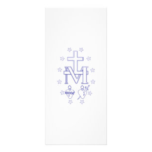 Medal of Our Lady of Graces Miraculous Fine Art Rack Card