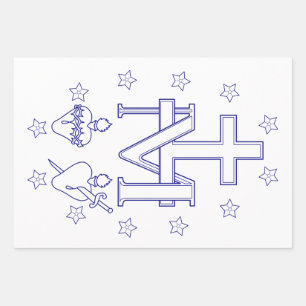 Medal of Our Lady of Graces Miraculous Fine Art Wrapping Paper Sheet