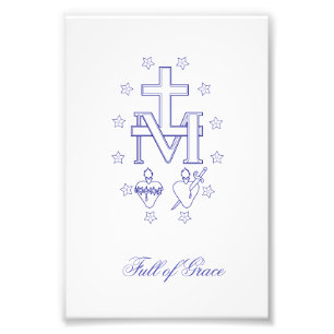 Medal of Our Lady of Graces Miraculous Medal Photo Print
