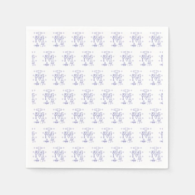 Medal of Our Lady of Graces Napkin (Front)