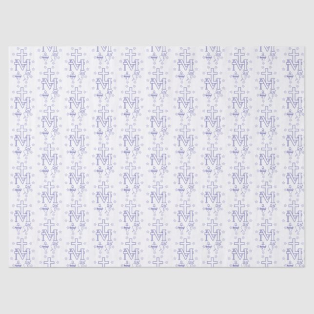 Medal of Our Lady of Graces Tissue Paper (Front)