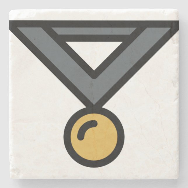 medal stone coaster (Front)