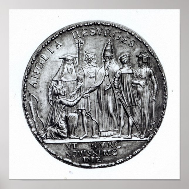 Medal struck by Pope Julius III Poster (Front)