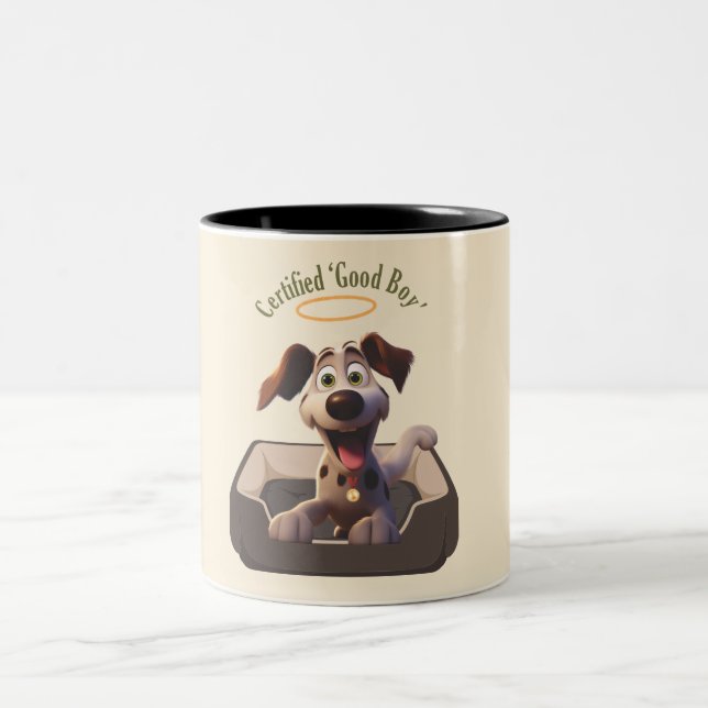 Medal winning 'Good Boy' Two-Tone Coffee Mug (Center)