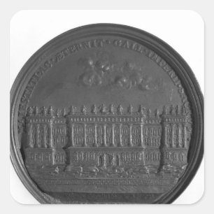 Medal with Bernini's design for the Louvre Square Sticker