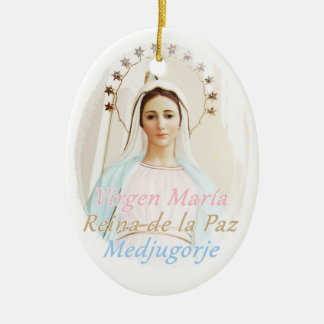 Medalla cerámica Medjugorje Ceramic Tree Decoration