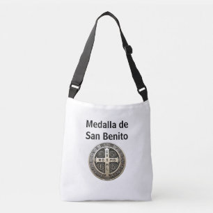 medalla de San Benito Crossbody Bag
