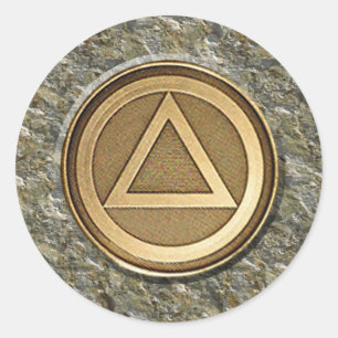 Medallion Coin Recovery Sobriety Sticker