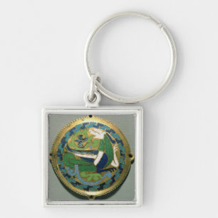 Medallion depicting a dragon, French, from Conques Key Ring