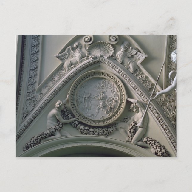 Medallion depicting Emperor Constantine Postcard (Front)