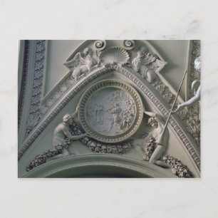 Medallion depicting Emperor Constantine Postcard