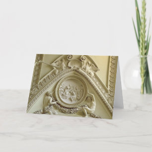 Medallion depicting the Baptism of Constantine Card