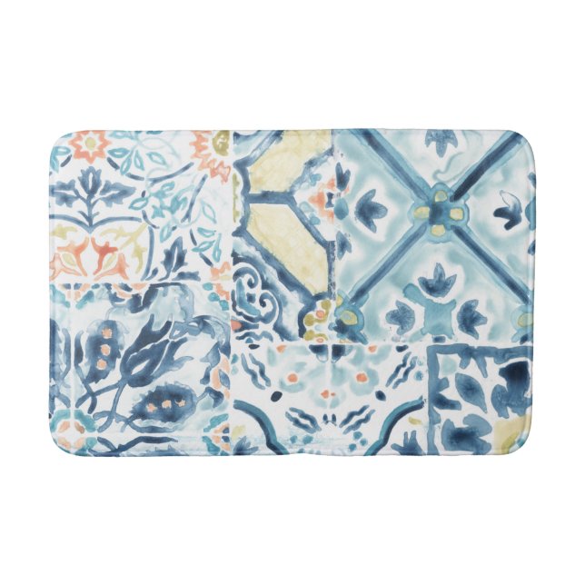 Medallion Medley Collection Bath Mat (Front)