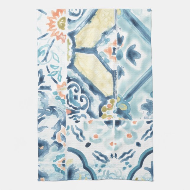Medallion Medley Collection Tea Towel (Vertical)