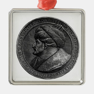 Medallion of Mehmed II Metal Tree Decoration