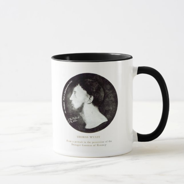 Medallion portrait mug (Right)