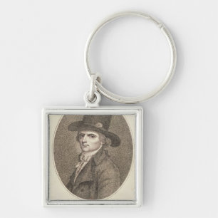 Medallion Portrait of Francois Noel Key Ring