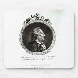 Medallion Portrait of Giacomo Casanova, age 63 Mouse Mat