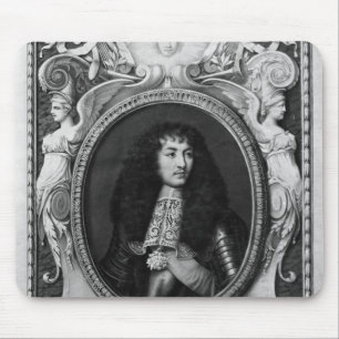 Medallion Portrait of Louis XIV Mouse Mat