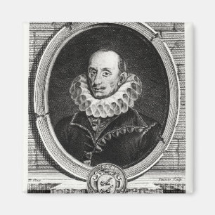 Medallion portrait of Pierre de Bourdeille Magnet