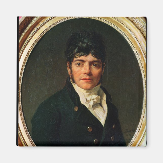 medallion Portrait of the Comte Esteve, 1804 Magnet (Front)