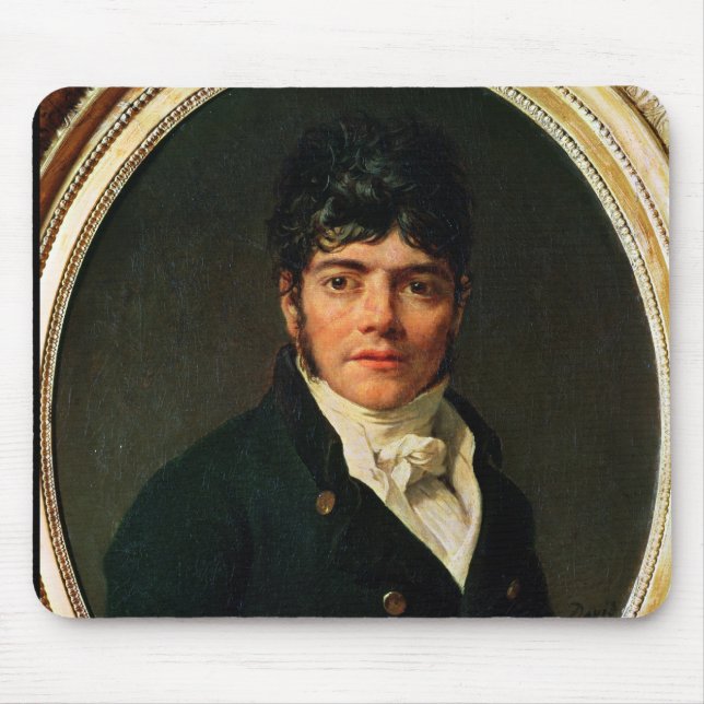medallion Portrait of the Comte Esteve, 1804 Mouse Mat (Front)