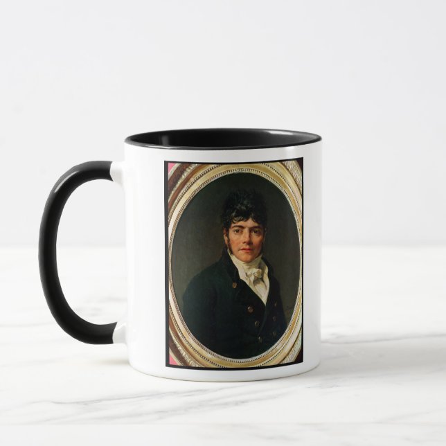 medallion Portrait of the Comte Esteve, 1804 Mug (Left)