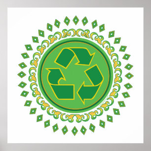 Medallion Recycle Sign