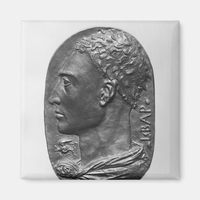 Medallion Self Portrait Magnet (Front)