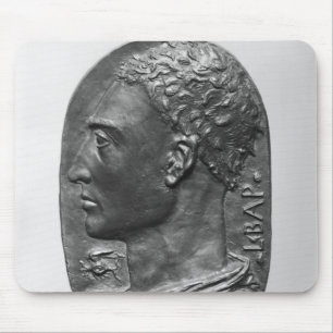 Medallion Self Portrait Mouse Mat